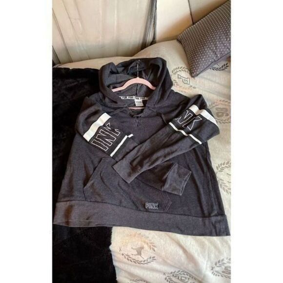 VS PINK LACE UP PULLOVER HOODIE S NEW - Picture 6 of 6